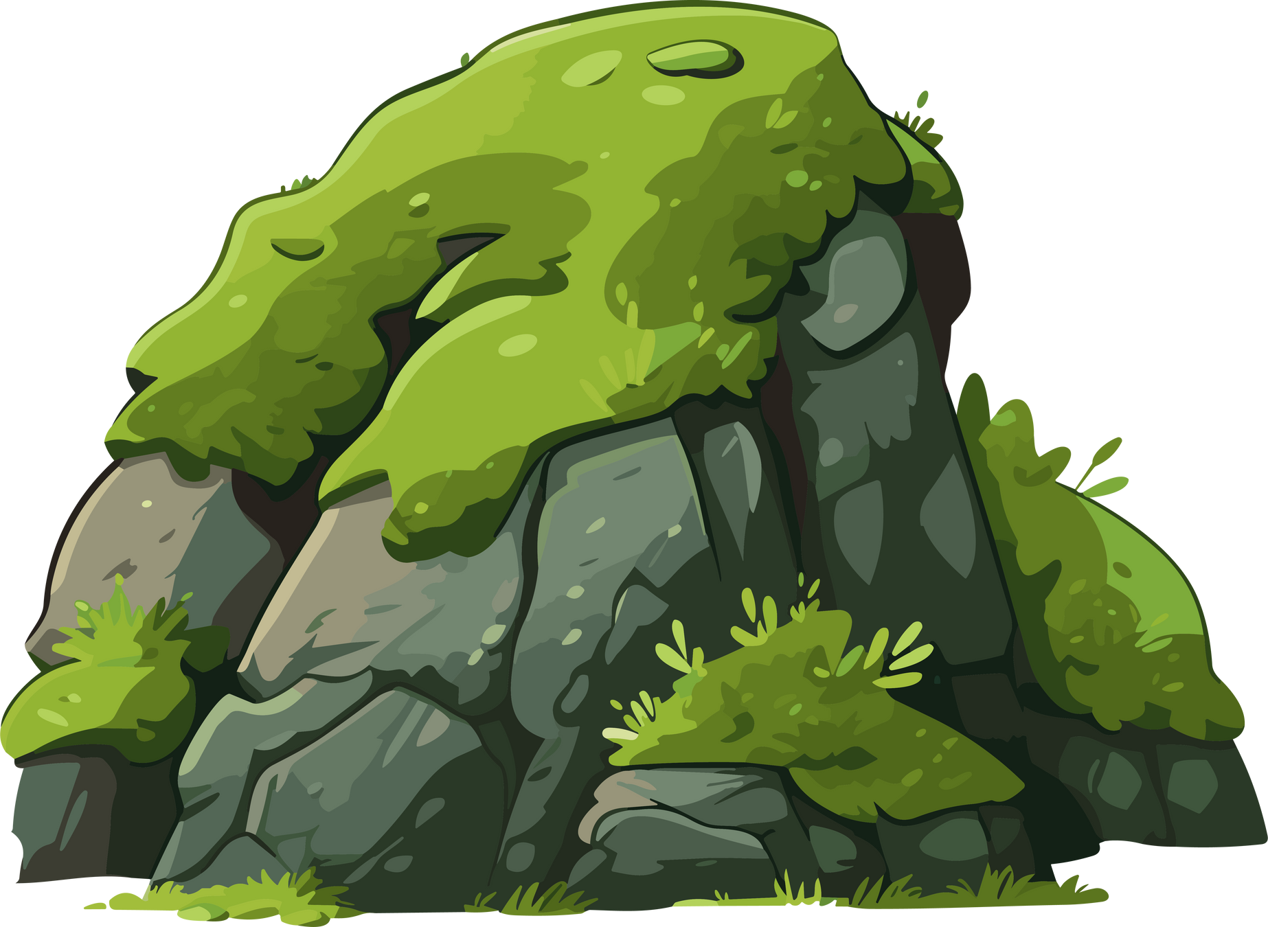 Moss-Covered Rock